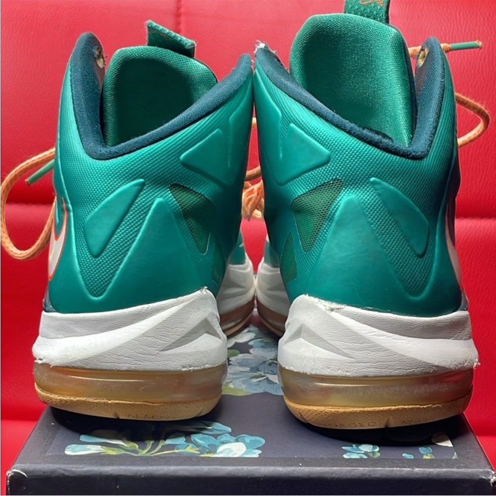 🌴🔥Nike LeBron X Miami Dolphins - Picture 4 of 9